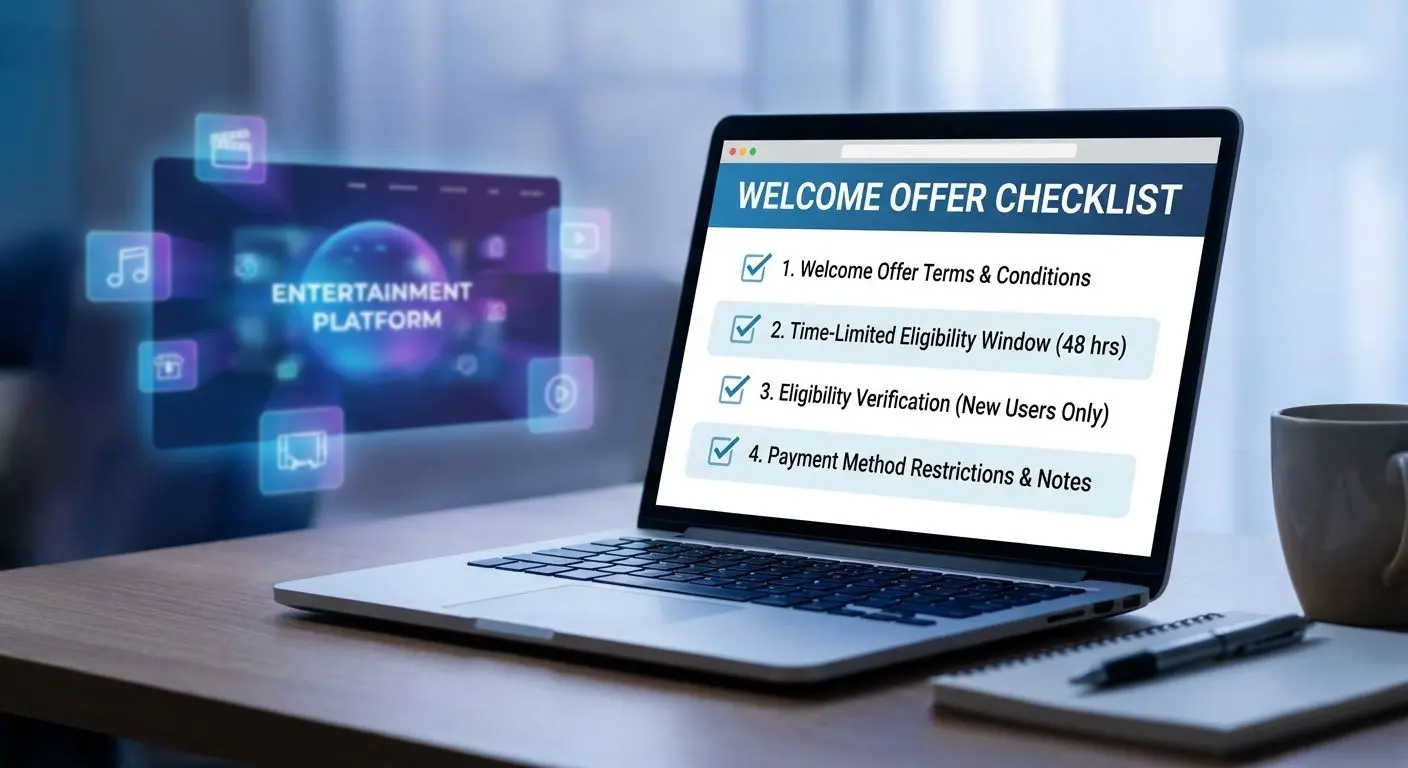 Checklist de términos y condiciones del bono de bienvenida Bwin